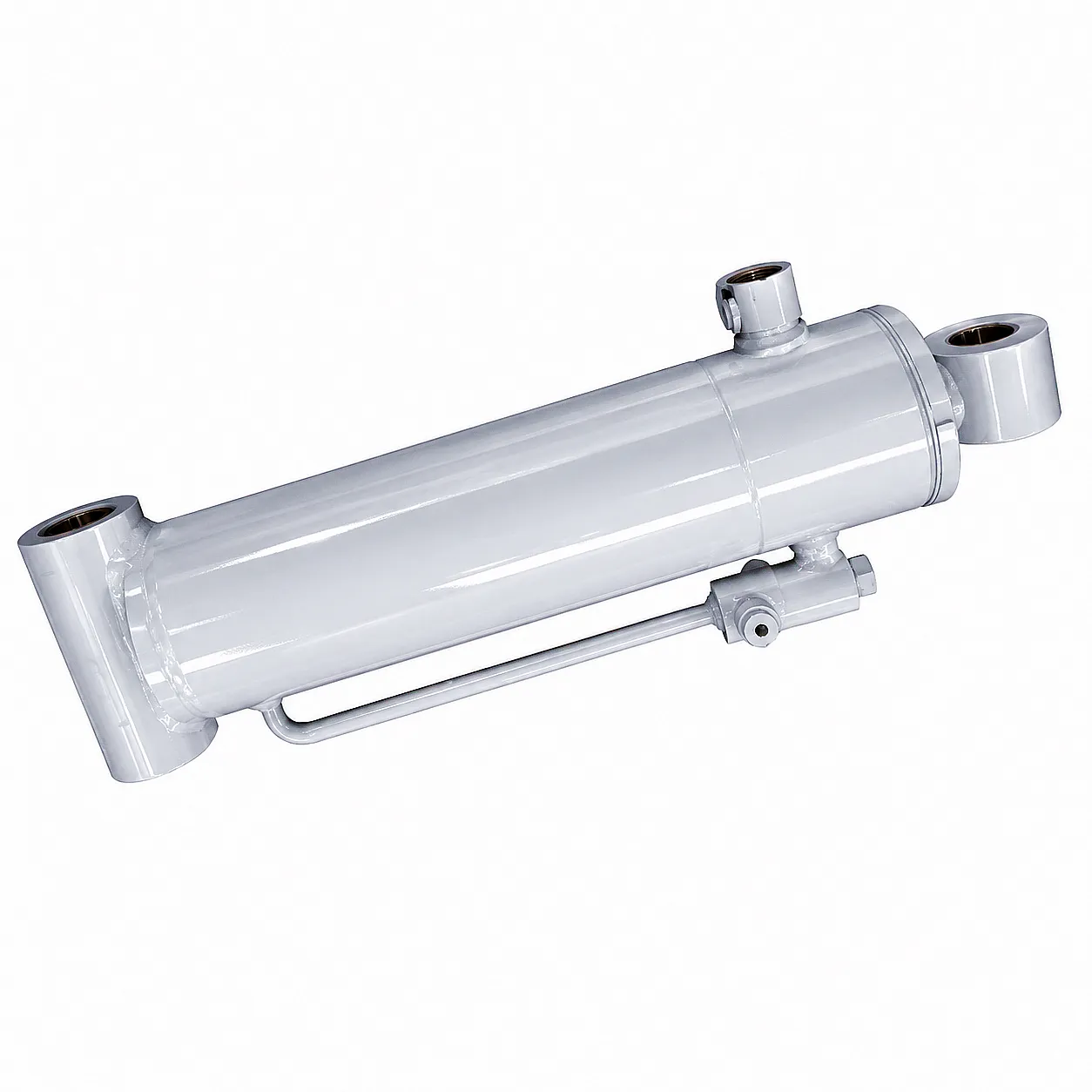 Forklift Attachment Cylinder — Φ90mm, 265mm Stroke 2 Forklift Attachment Cylinder Phi90mm 265mm stroke side view